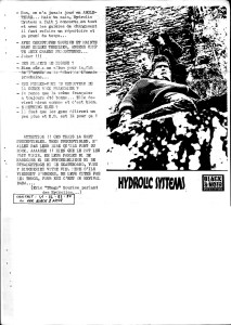 Interview Hydrolic Systems 1991