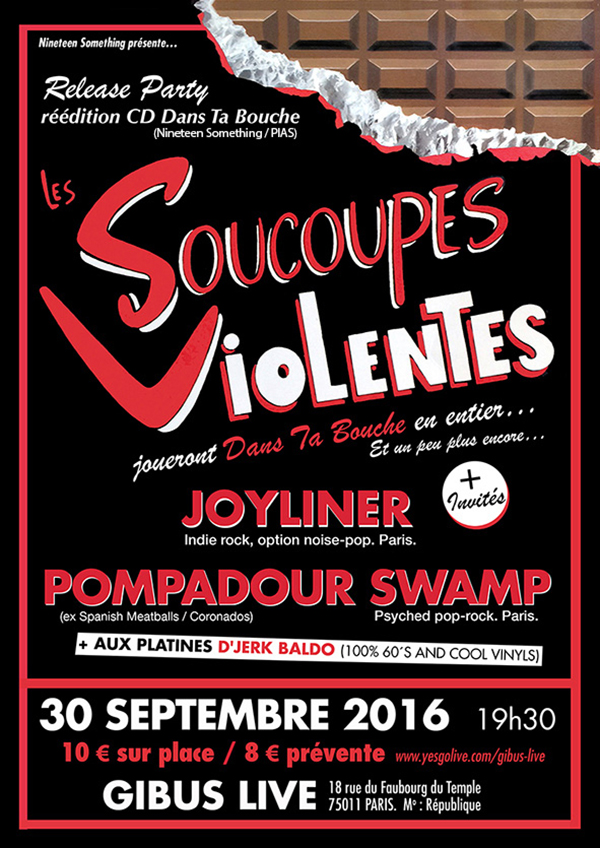 Soucoupes Violentes Release Party 30/09